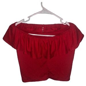 off shoulders crop top